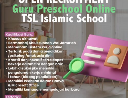 OPEN RECRUITMENT; Guru Preschool Online